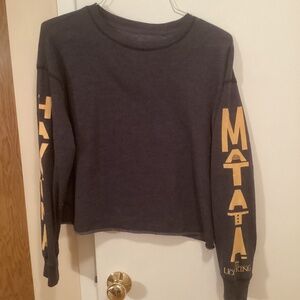 Lion King Hakuna Matata crop top (M)
